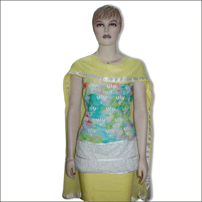 "Multi color combination Dress material - MDR -18 - Click here to View more details about this Product